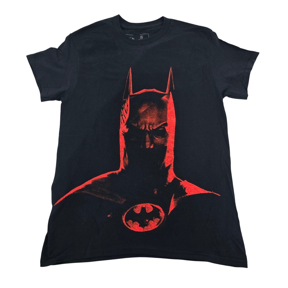 Batman 1989 Timeline "Only One‎ Will Claim the Night" Black Tee S Like New